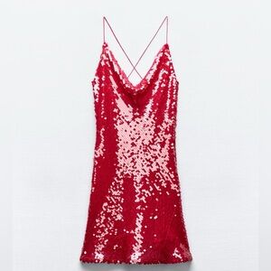 Zara Sequin Mini Dress